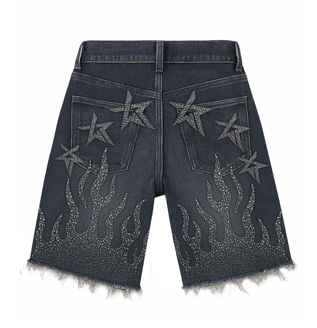 “Riot” denim jorts