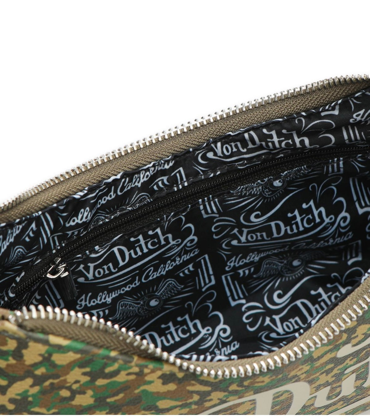 Von Dutch camo shoulder bag