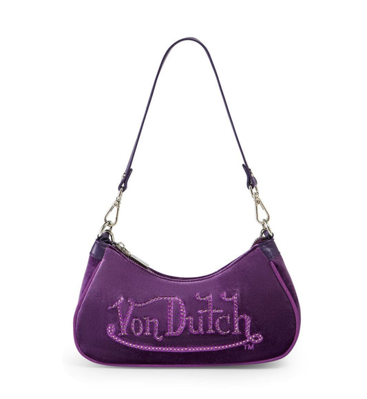 Von Dutch purple shoulder bag