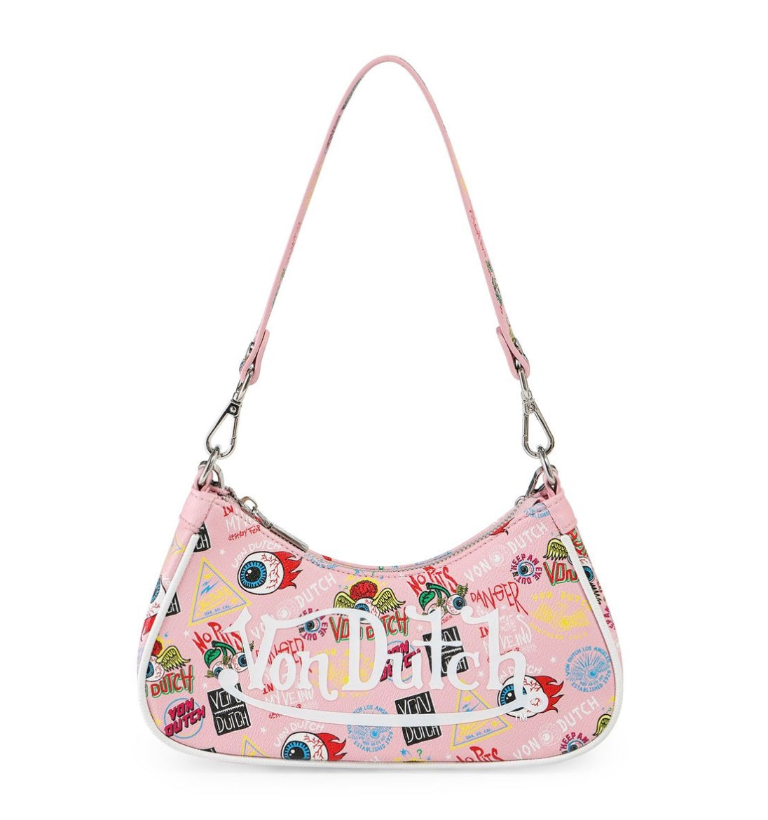 Von Dutch Shoulder Bag Pink Jax