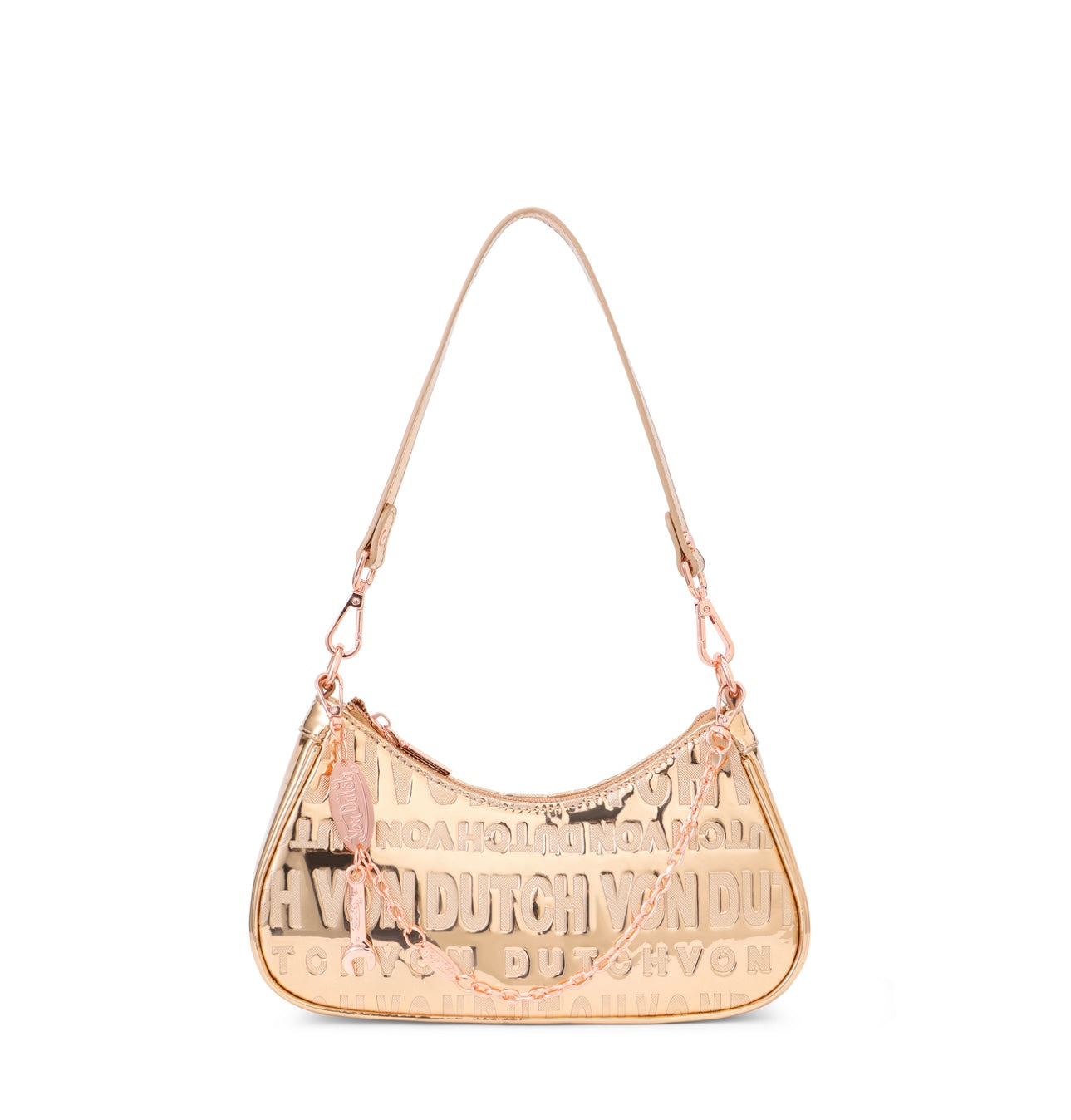 Von Dutch copper shoulder bag