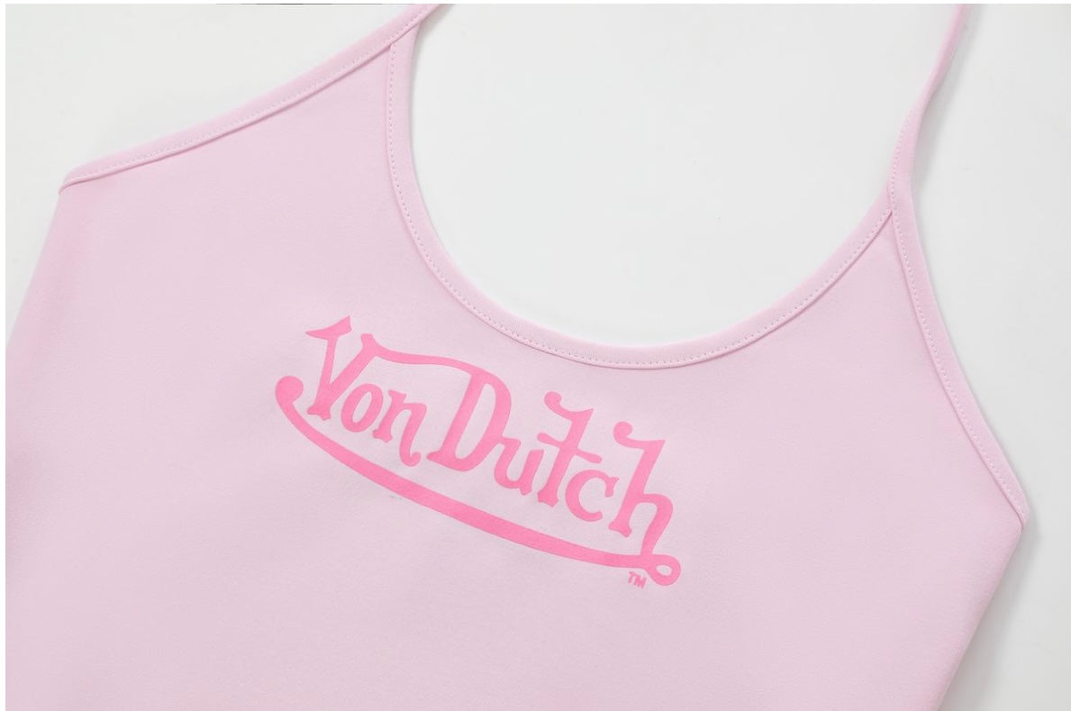 Von Dutch active halter top