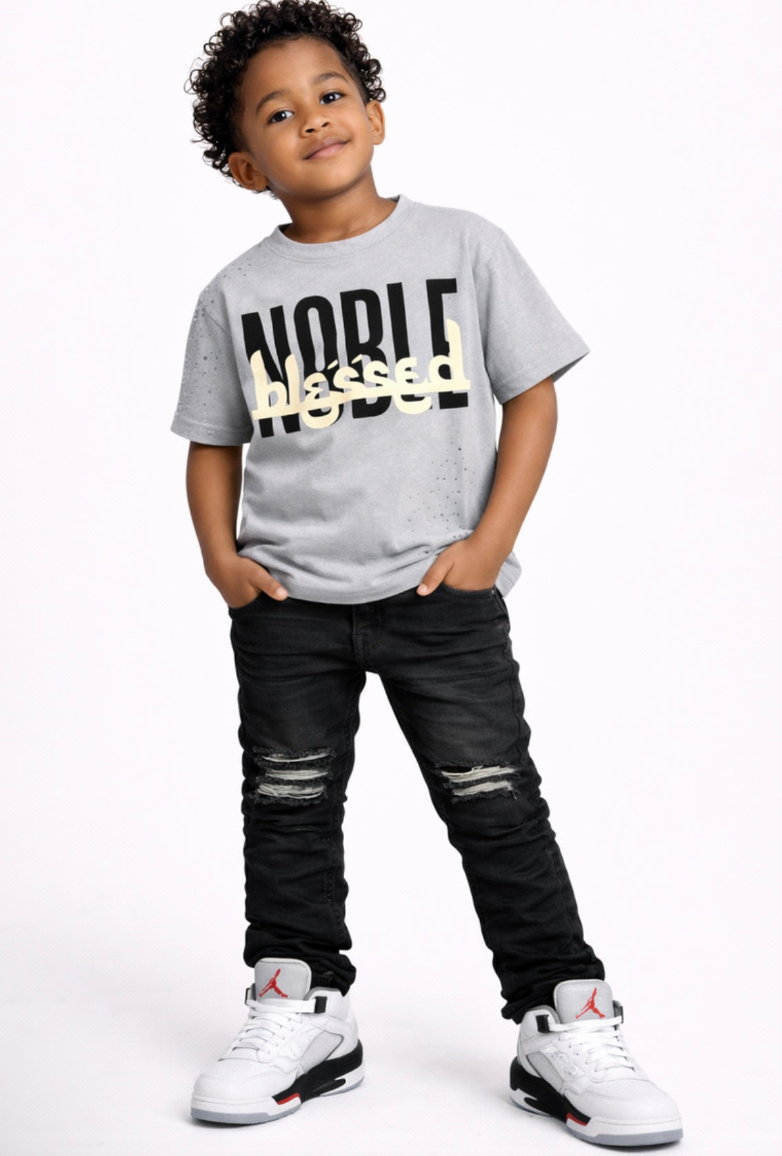 “Blessed” kids premium tee