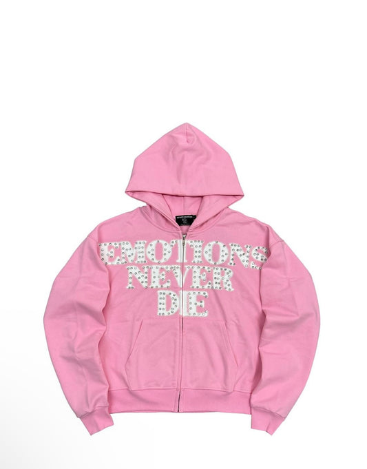 Pink “end” hoodie
