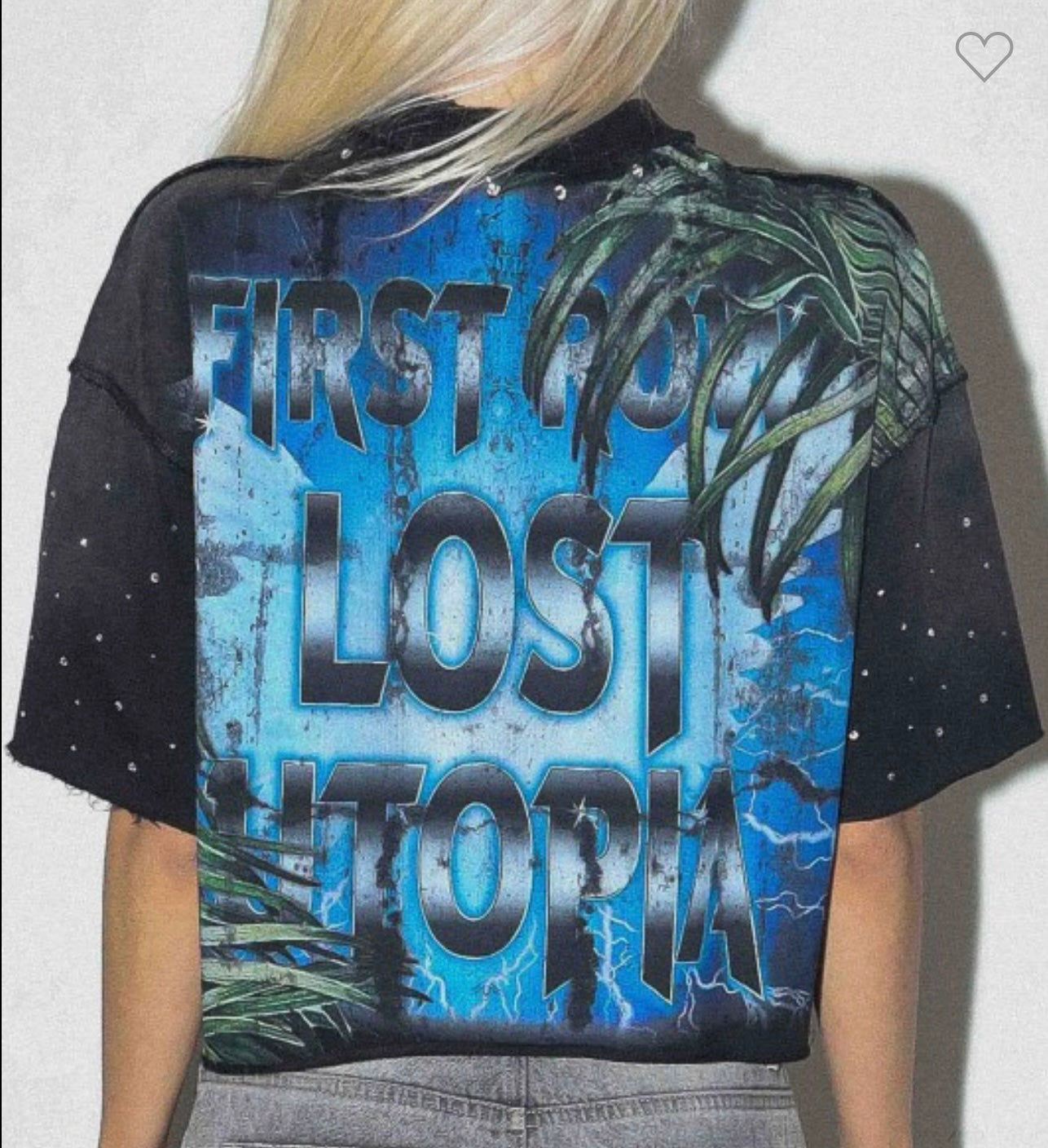 Lost Utopia Myth Cropped Tee