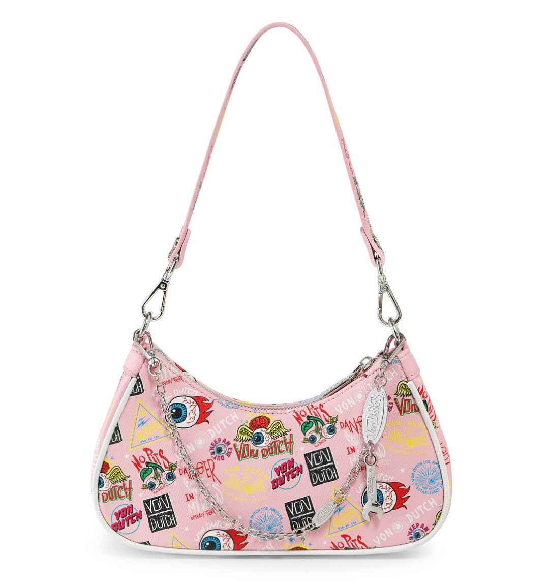 Von Dutch Shoulder Bag Pink Jax