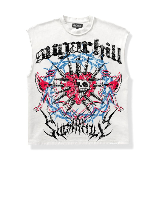 “Angelic” sleeveless tee