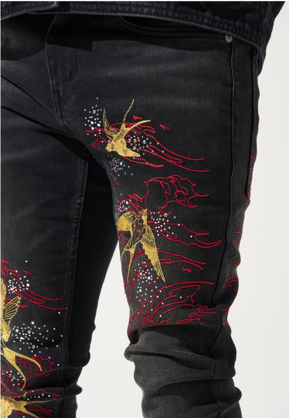 “CHORUS OF WINGS” Jeans