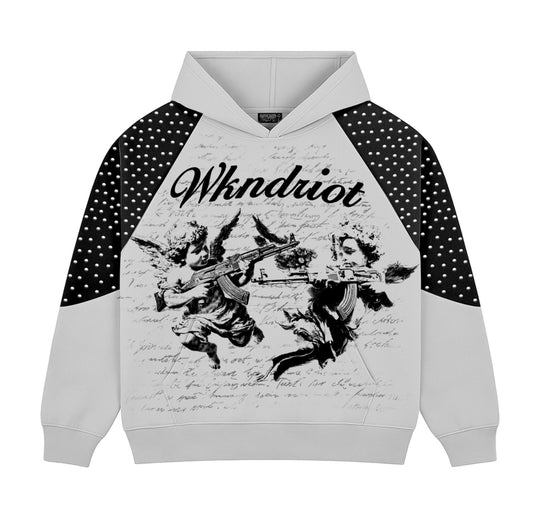 “Brothers keeper”  rhinestone hoodie