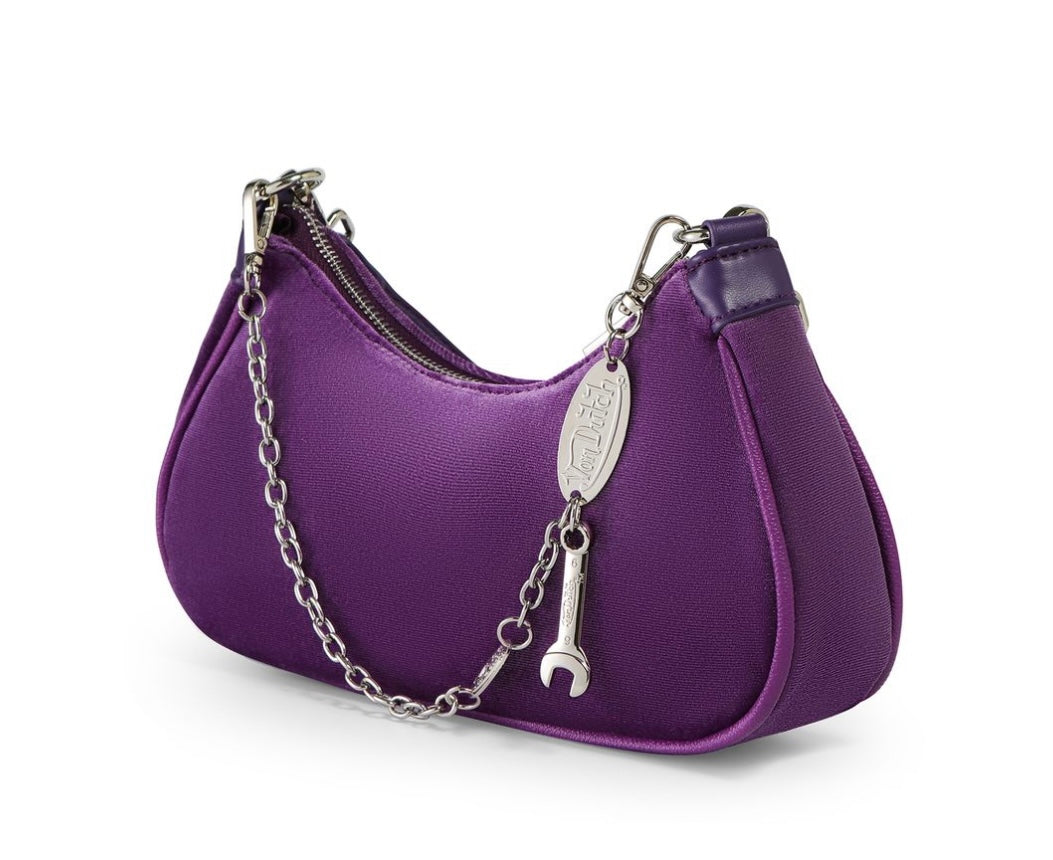 Von Dutch purple shoulder bag