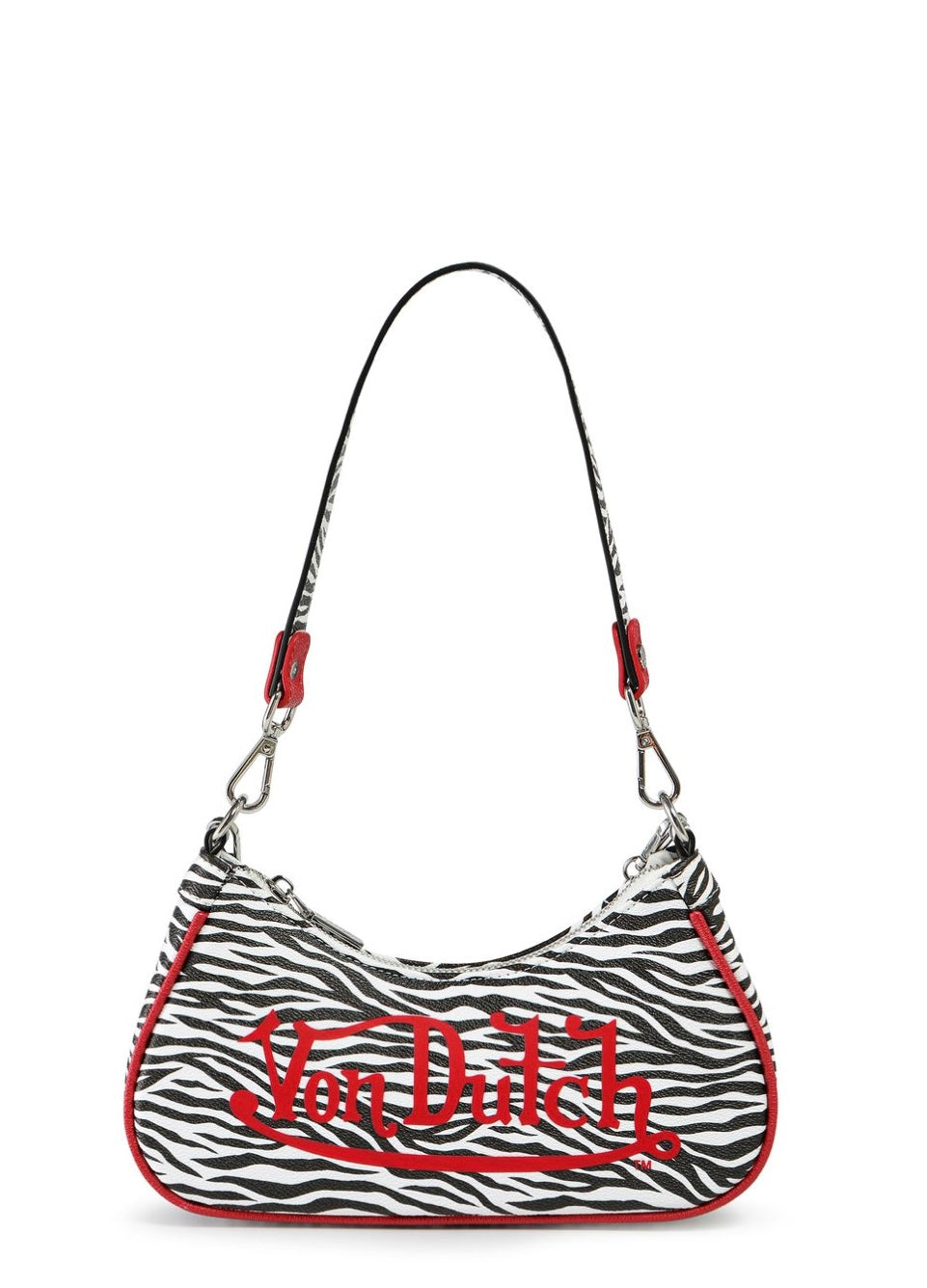 Von Dutch zebra shoulder bag