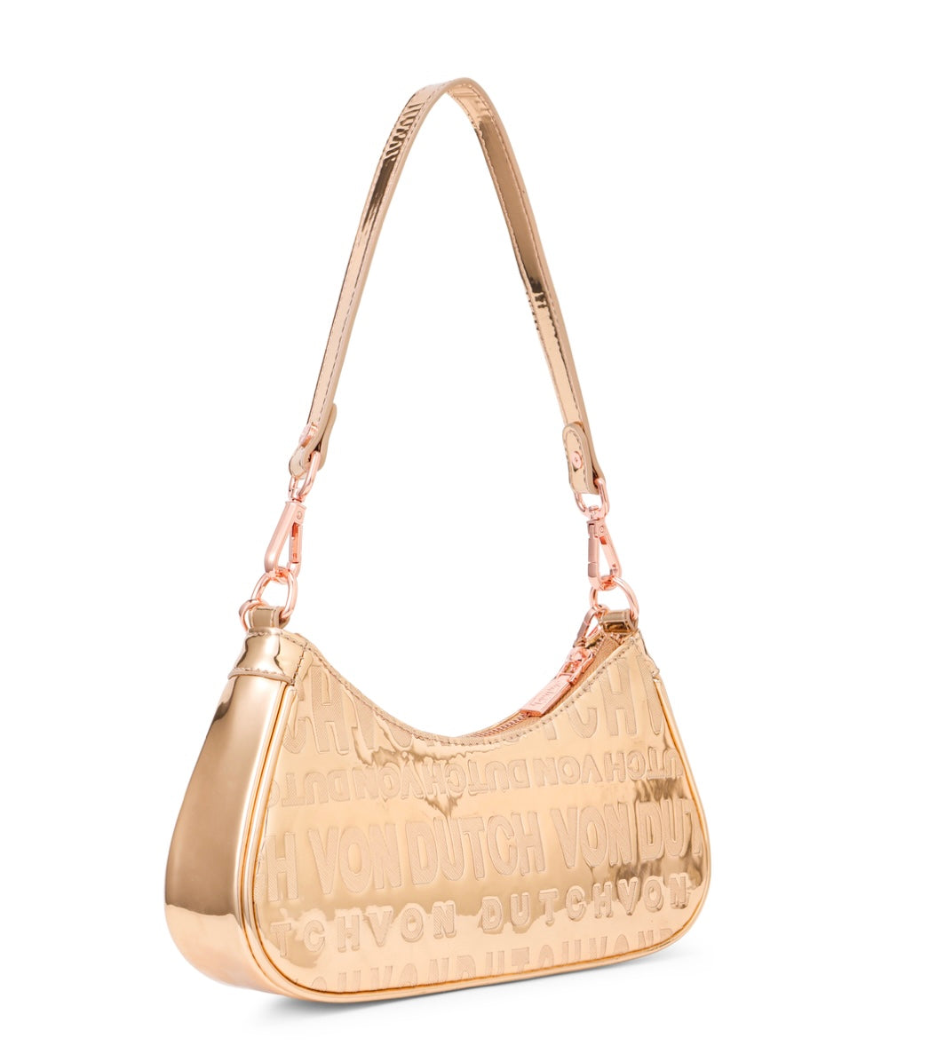 Von Dutch copper shoulder bag