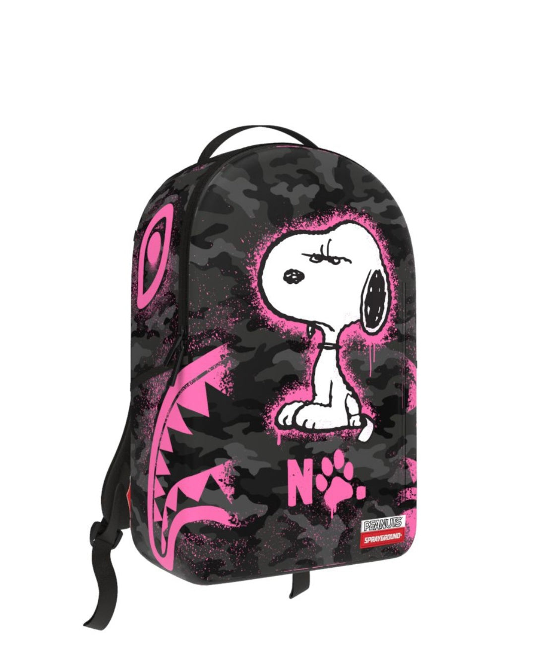 SNOOPY PINK STENCIL BACKPACK