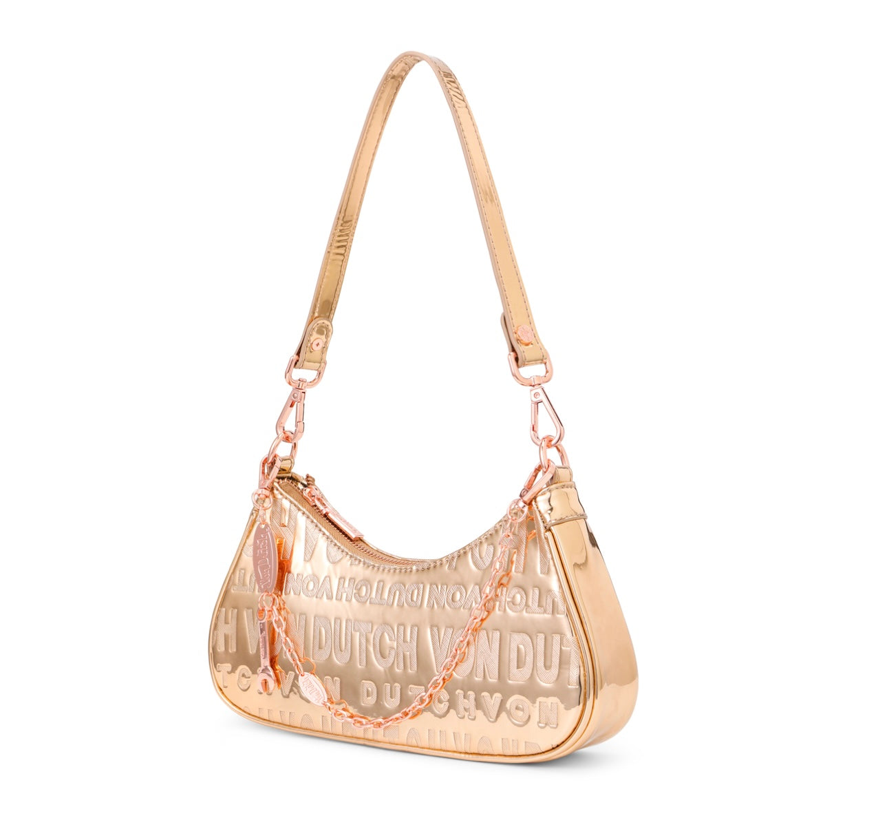Von Dutch copper shoulder bag