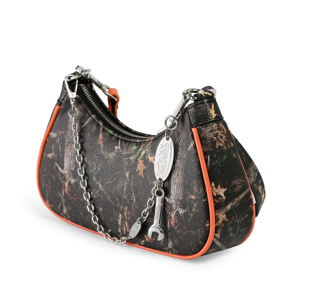 Von Dutch tree camo shoulder bag