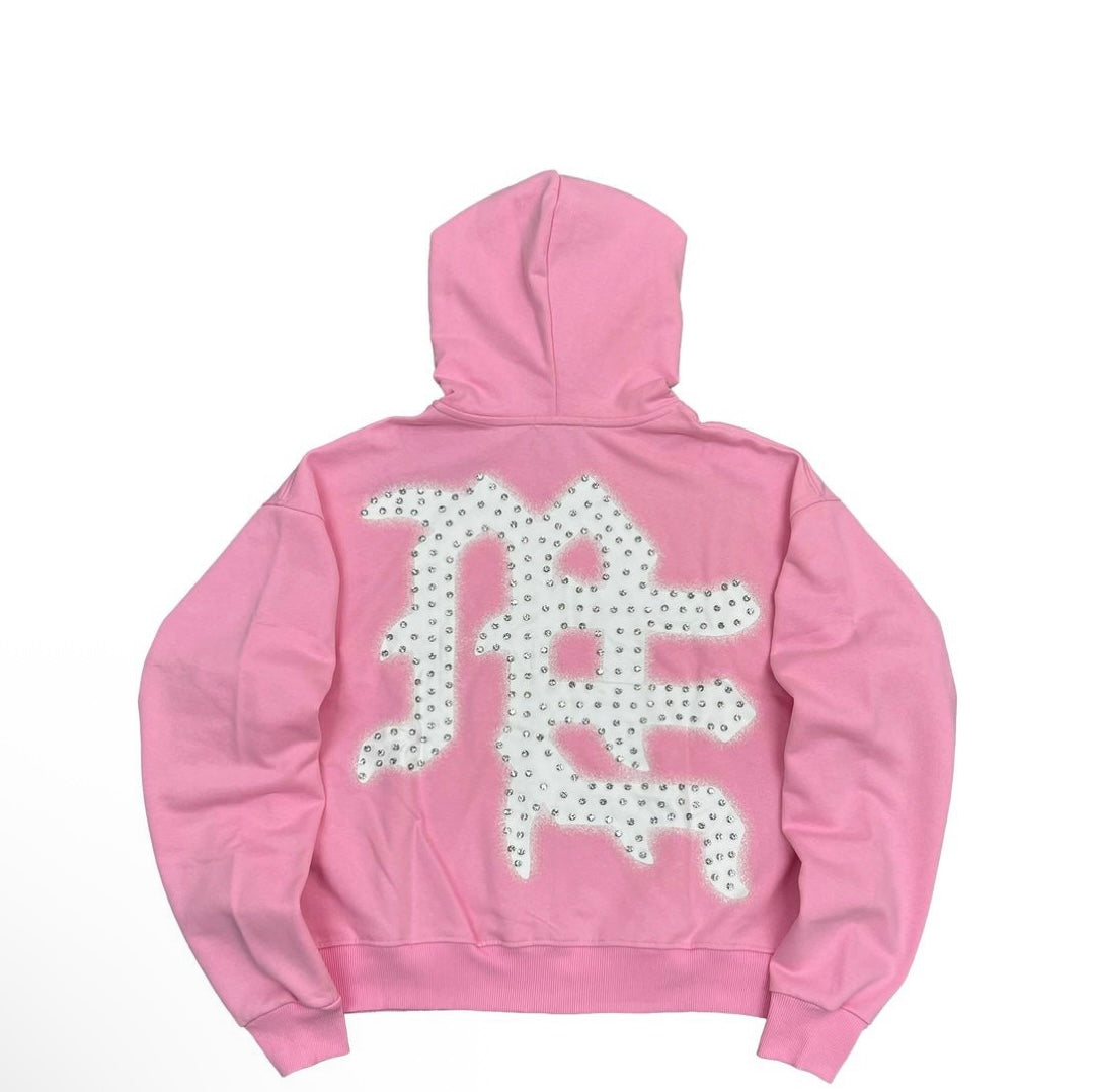 Pink “end” hoodie