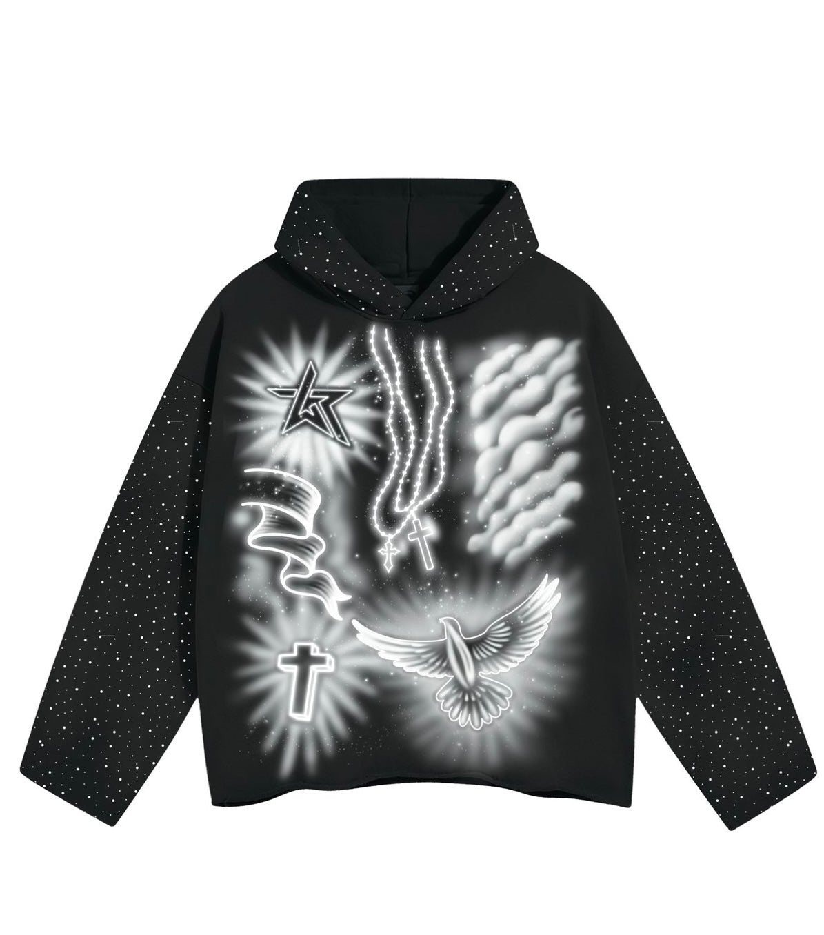 AIR BRUSH (RHINESTONES) hoodie