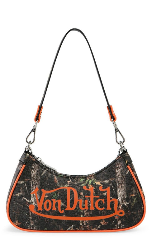 Von Dutch tree camo shoulder bag