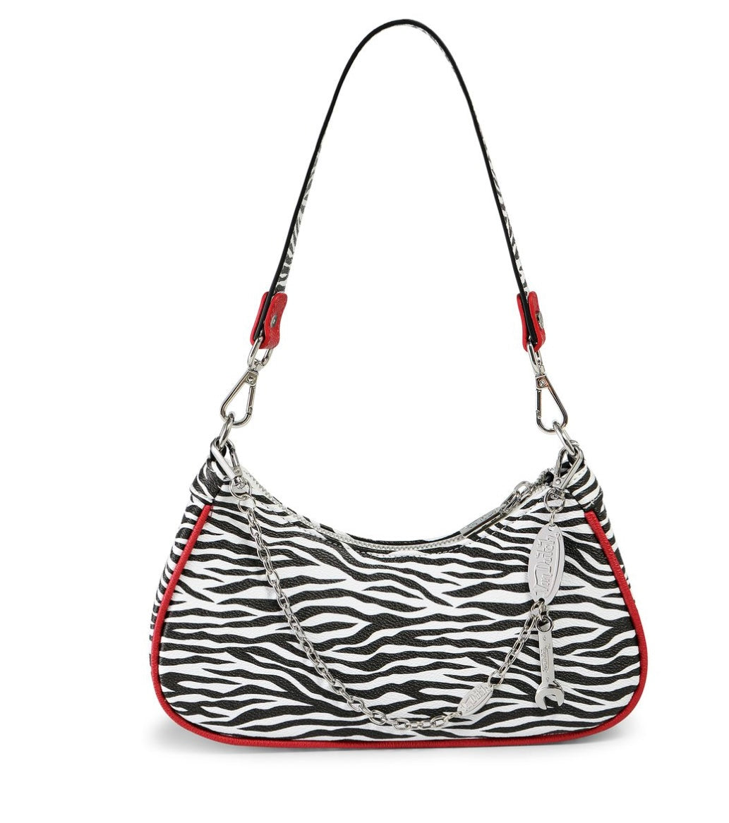 Von Dutch zebra shoulder bag